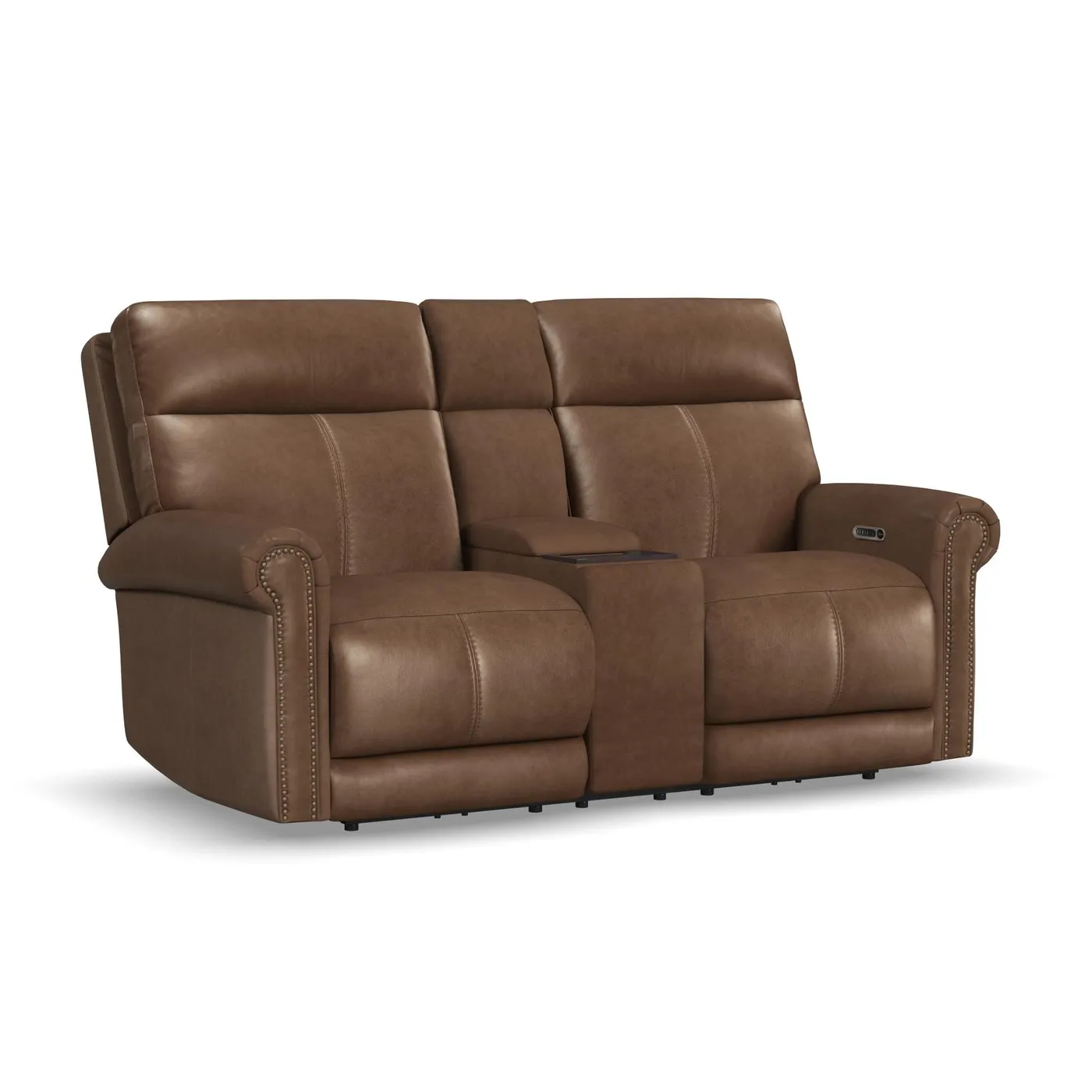 Alexander Power Reclining Loveseat with Console