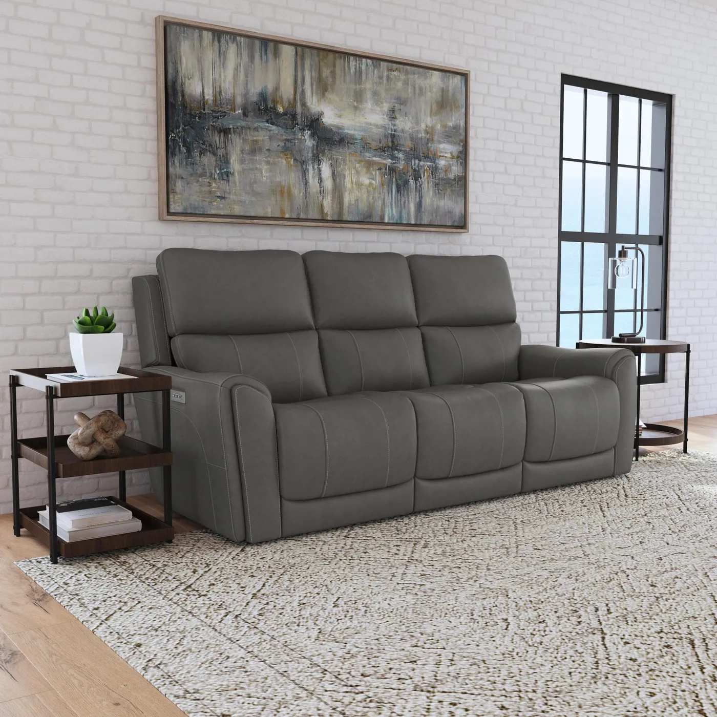 Power Reclining Sofa with Console, photo 2