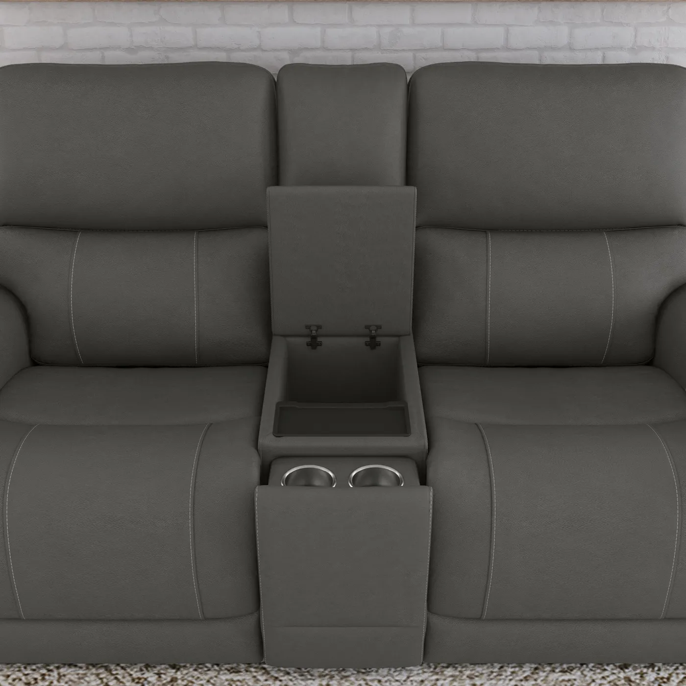 Power Reclining Loveseat with Console, photo 5