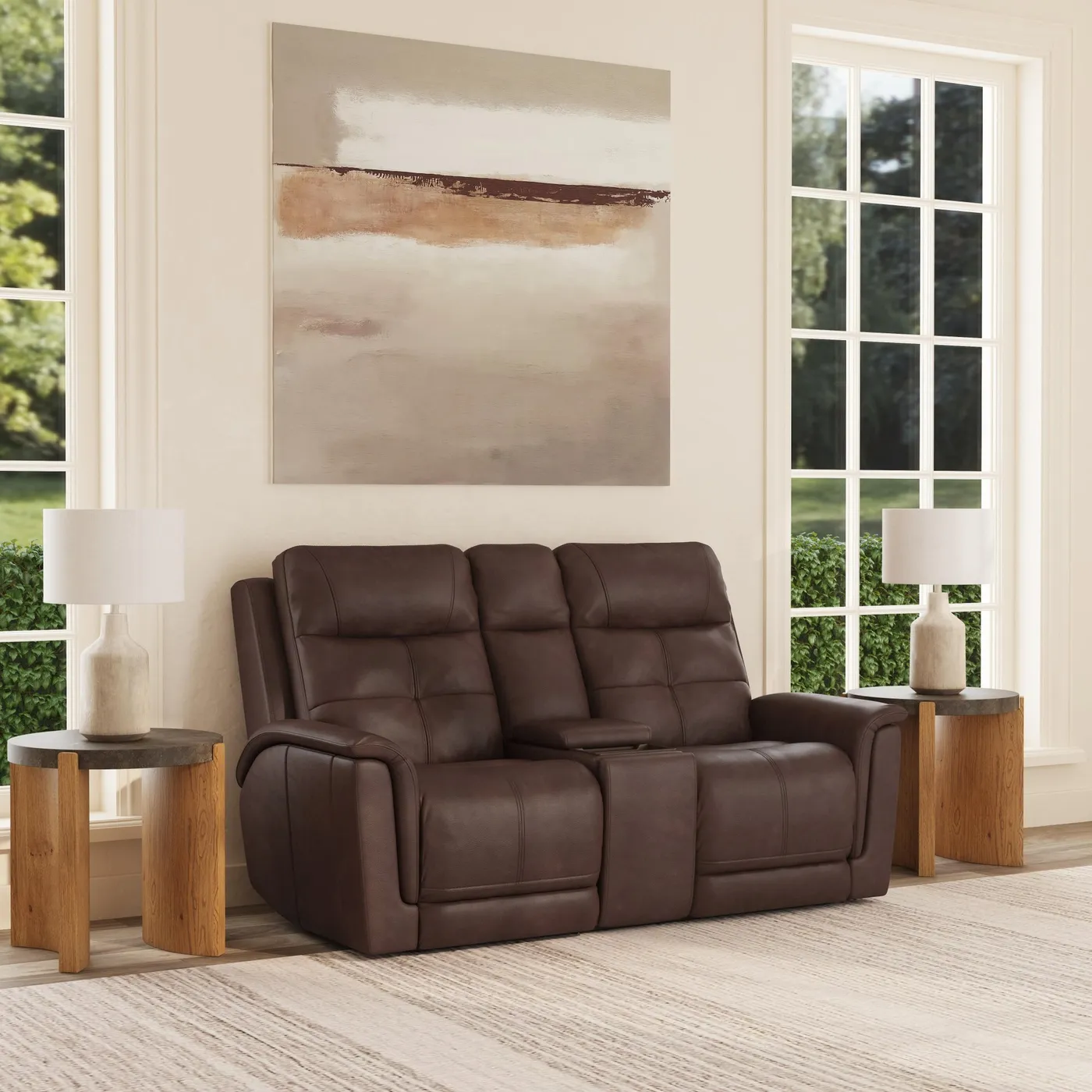 Power Reclining Loveseat with Console, photo 2