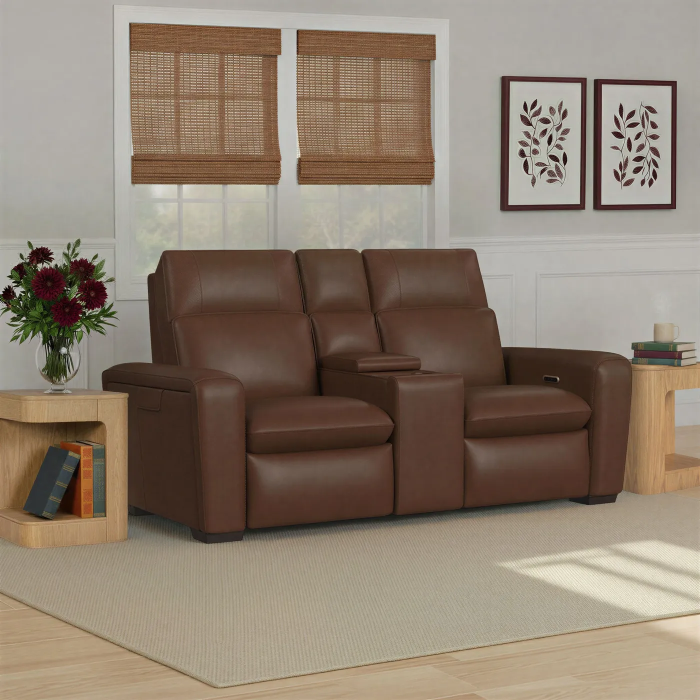 Power Reclining Loveseat with Console, photo 2