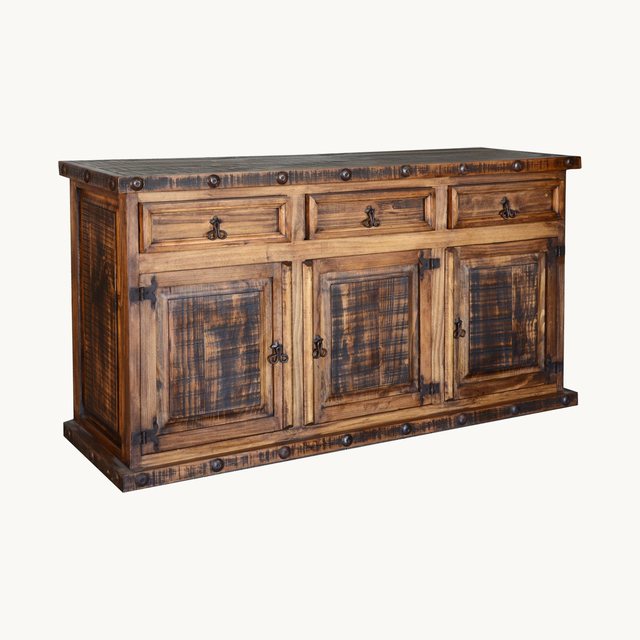 Laredo Rustic 3-Drawer 3-Door Buffet