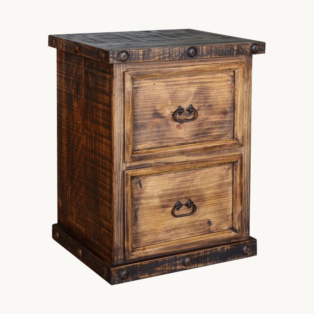 Laredo Rustic 2-Drawer File Cabinet