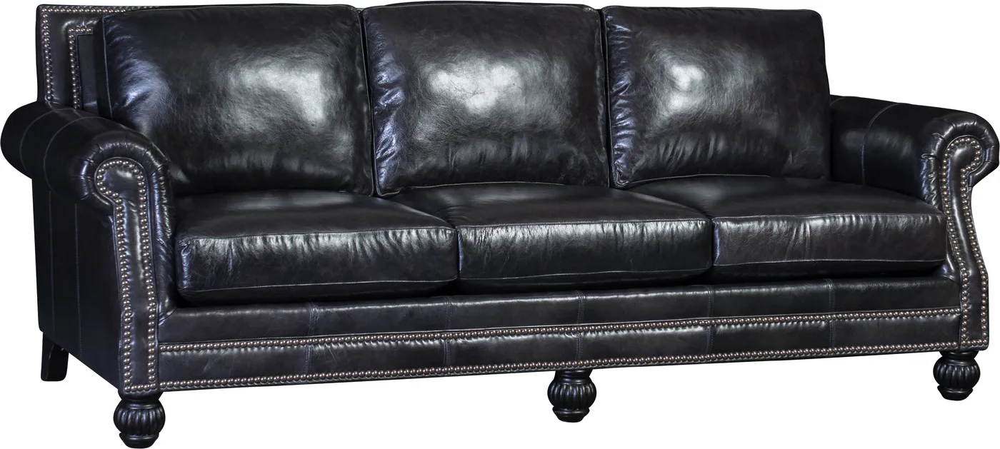 Sofa in Monte Cristo Coal leather