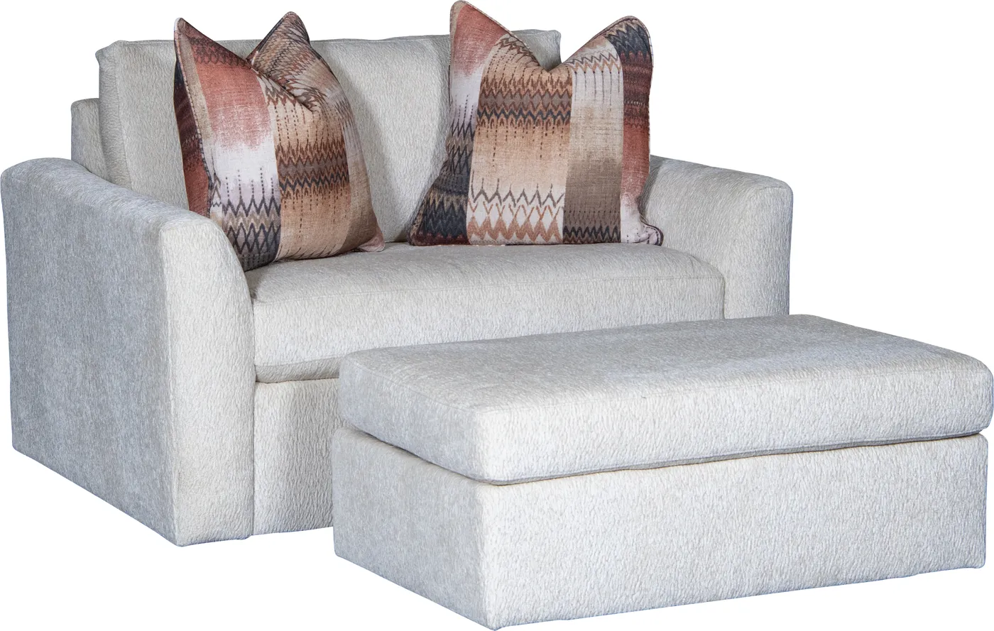 55 Series 5558 Chair and Ottoman