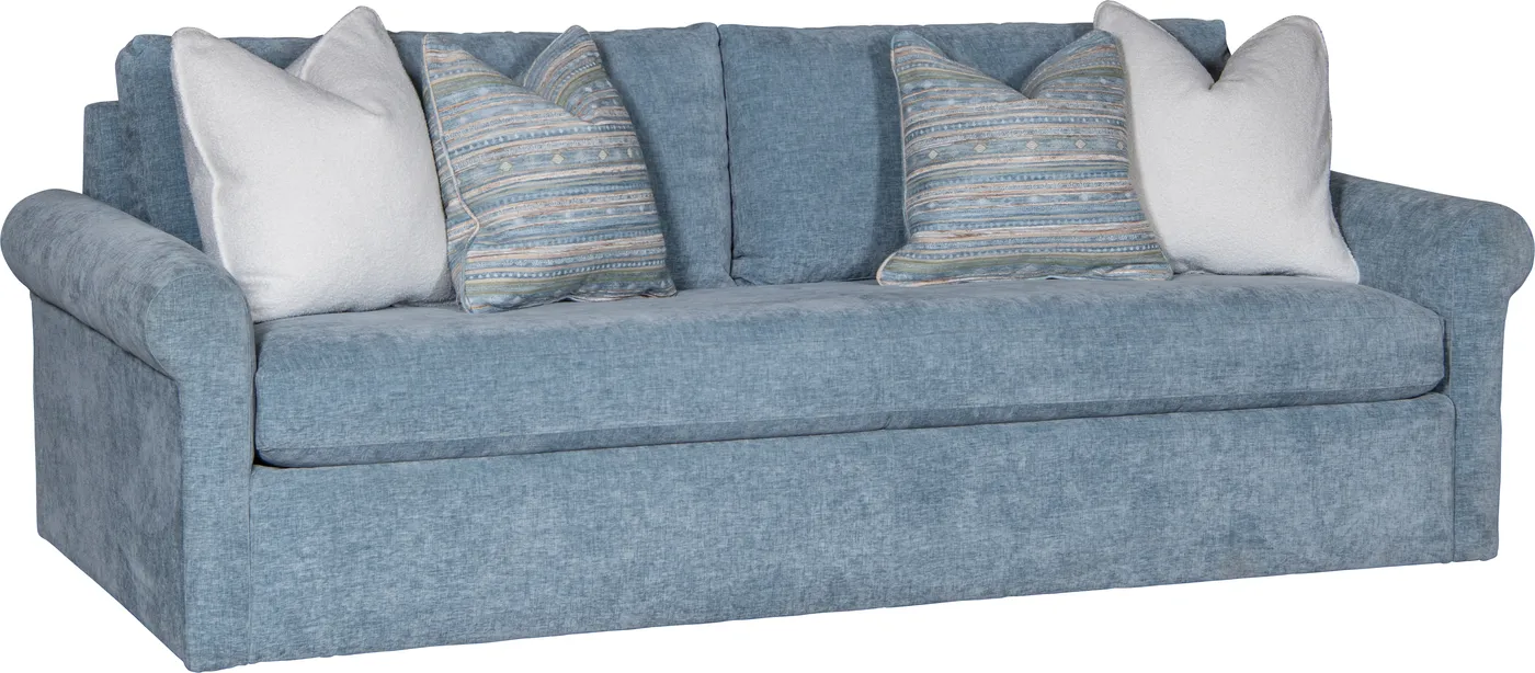 Sofa in Baras Dream Blue fabric