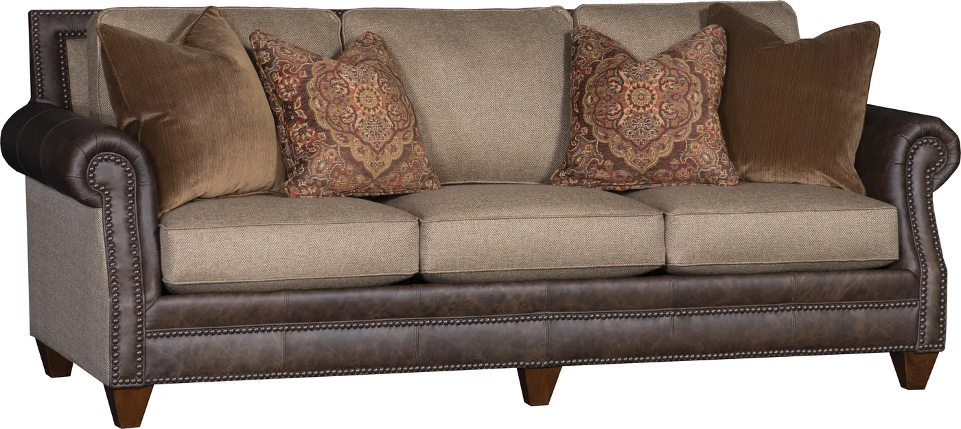 Sofa in Tiberius Pecan leather