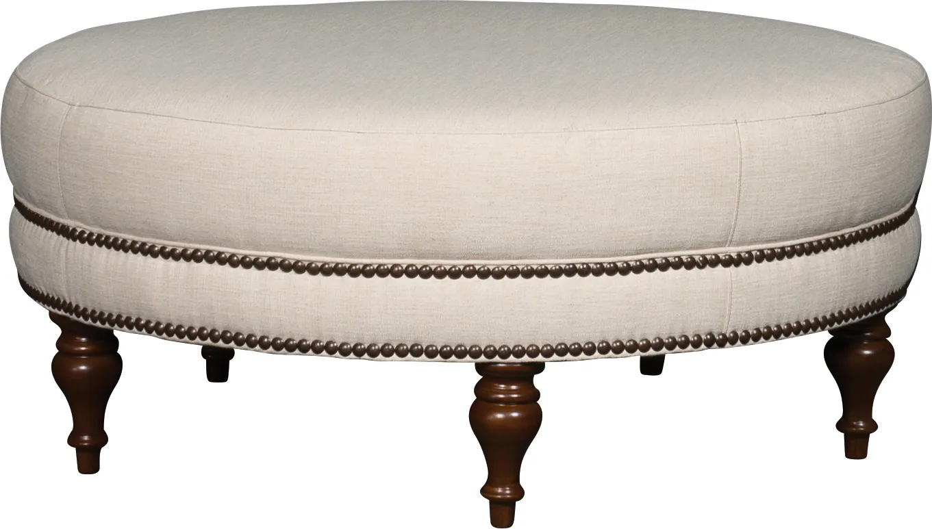 Table Ottoman in Kurtz Linen fabric