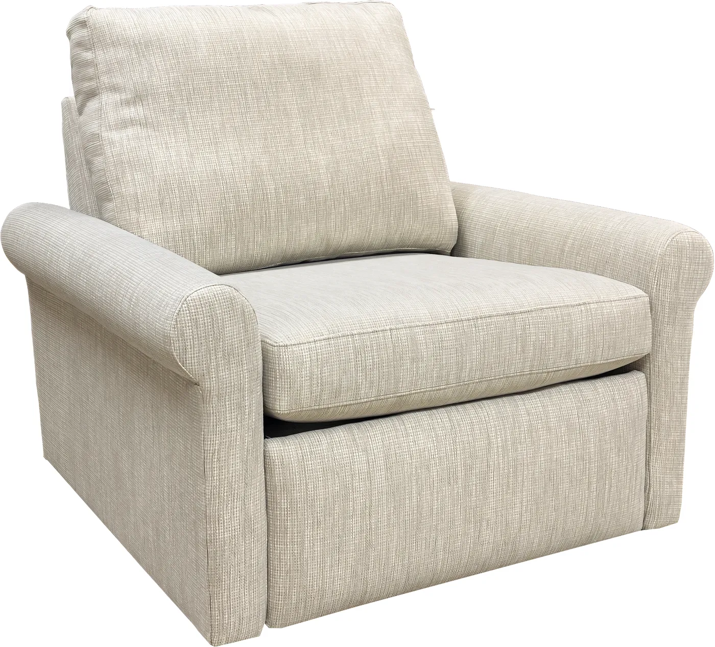 Recliner in Kenly Pebble fabric
