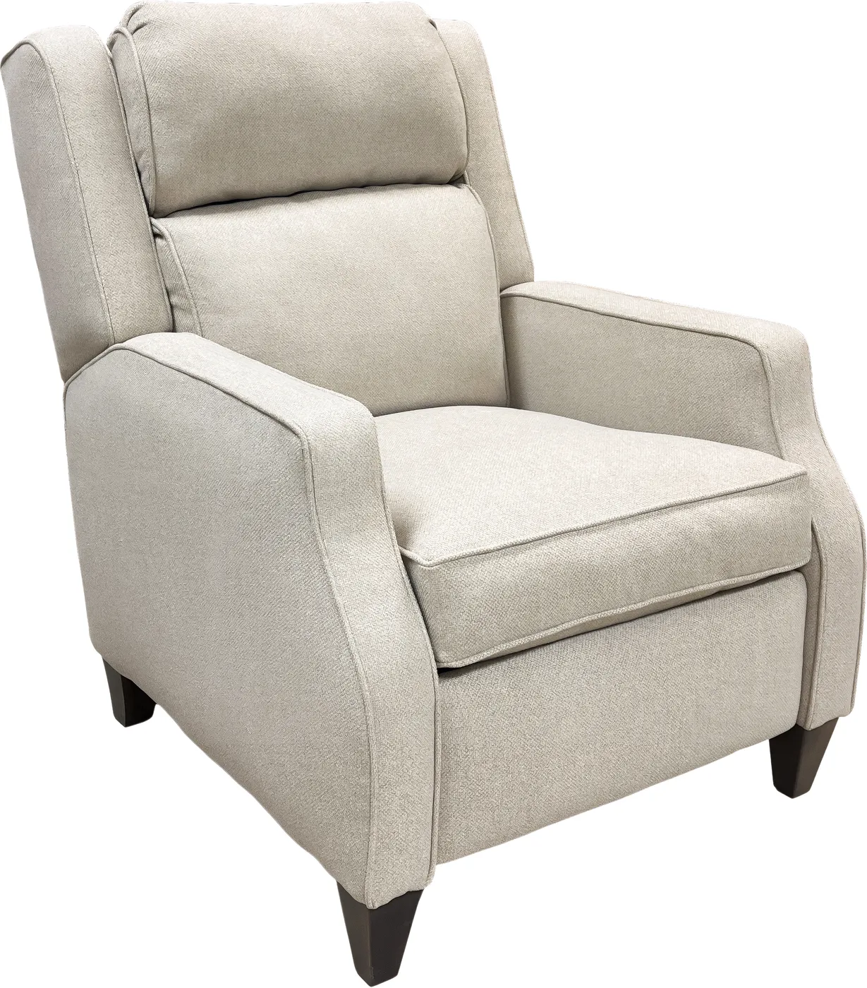 Recliner in Solara Oatmeal fabric