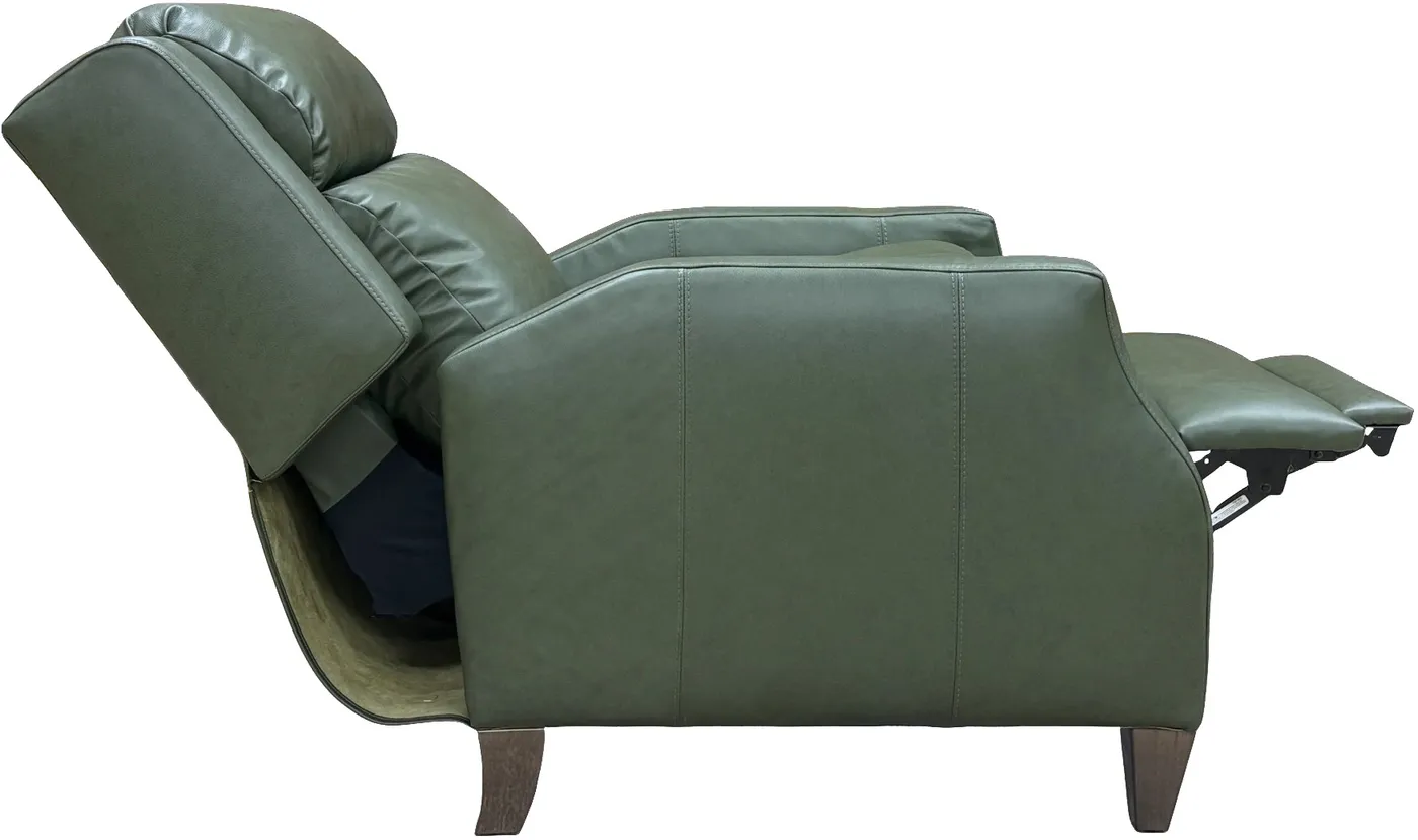 Recliner in Rangers Boreal Forest leather