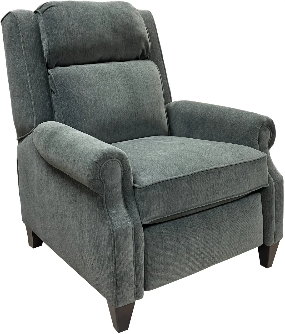Recliner in Madera Moss fabric